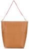 Kožené kabelka shopper bag Genuine Leather zrzavá K26